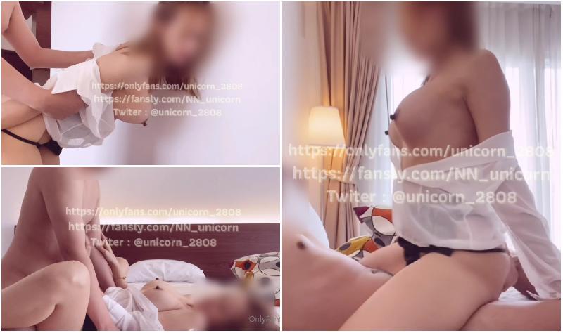 ✨被男友開發調教而成的泰國群P女王「unicorn_2808」OF私拍～OL經理下班後回飯店和砲友調情… 海报